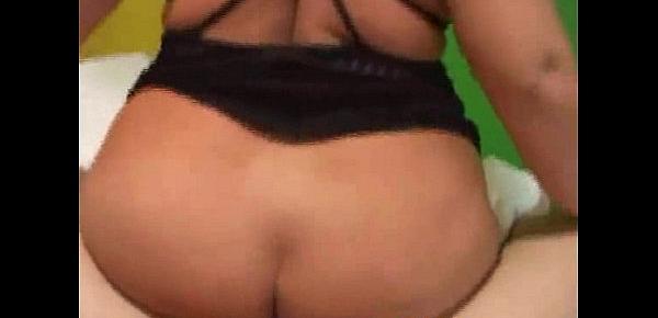  Busty fat woman sucking husband dick